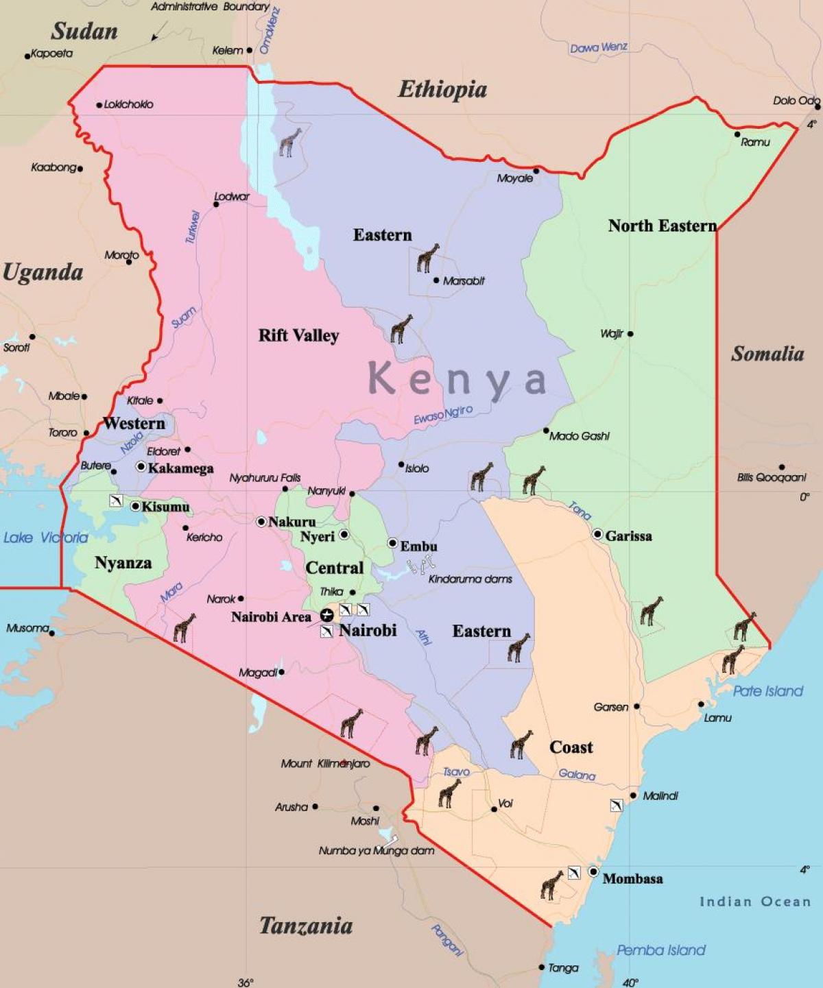 Kenya harita dil