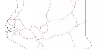 Kenya boş harita