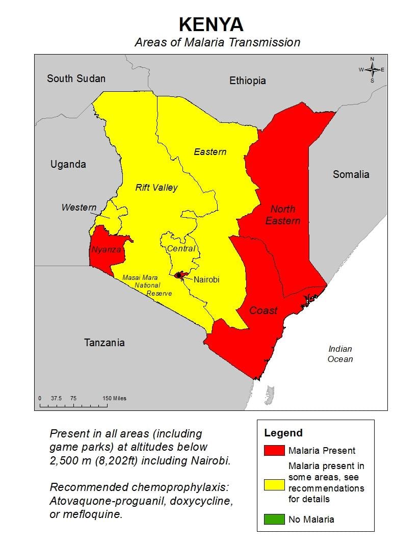 Kenya sıtma göster