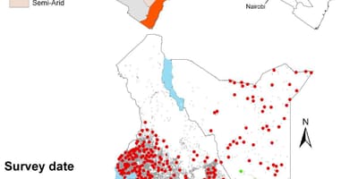 Etüt ve haritalama Kenya okulu 
