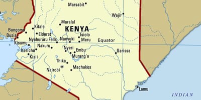 Kenya şehirler göster 