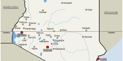 Kitale haritası Kenya